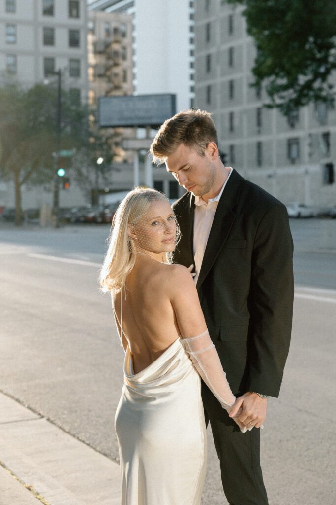 Downtown Milwaukee, WI City Hall Summer Elopement