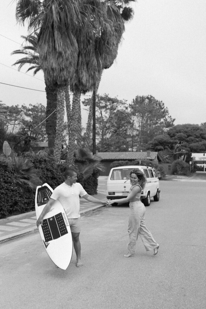 San Diego California Beach Van Couples Session by Mariah Jones Photo
