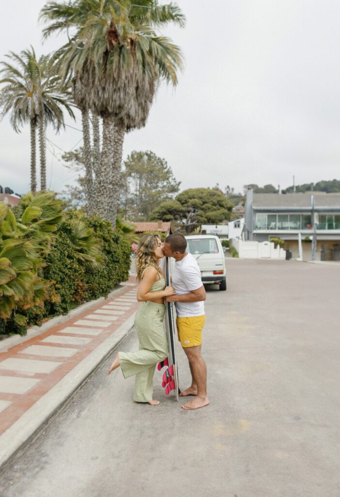 San Diego California Beach Van Couples Session by Mariah Jones Photo