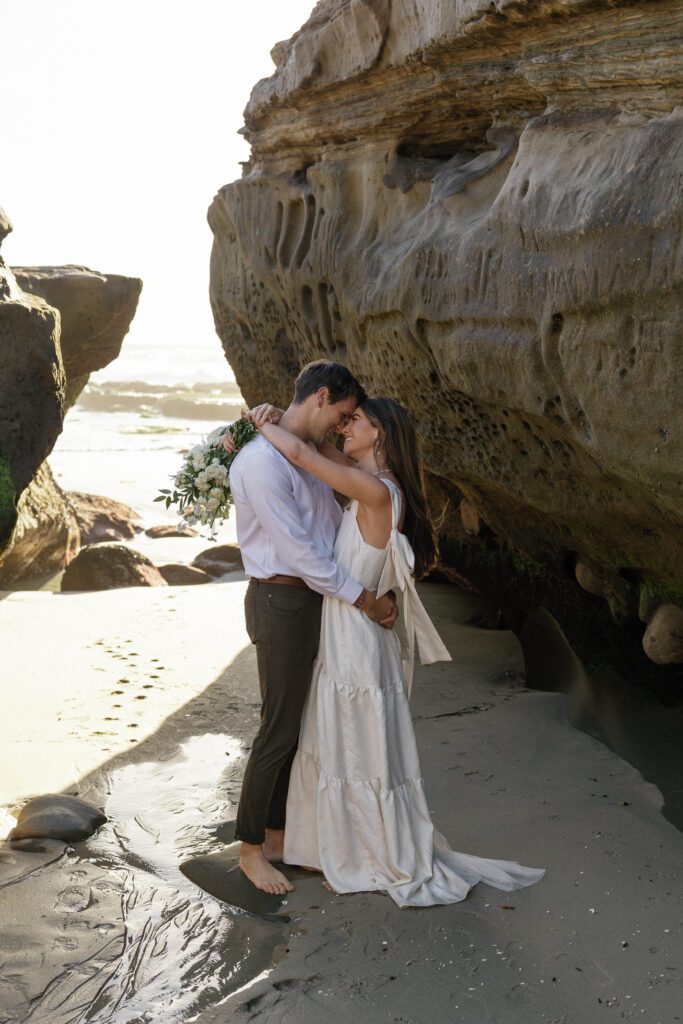 San Diego, California Beach Elopement for the Modern Bride by Mariah Jones Photo