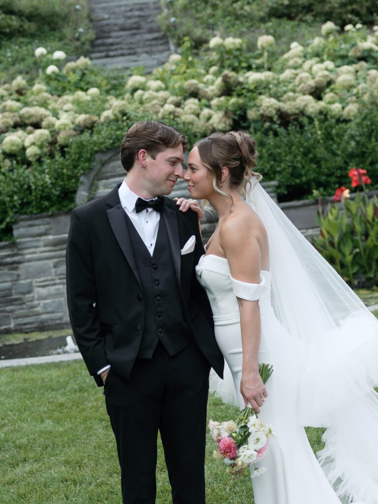 Candid wedding portraits at The Villa Terrace.