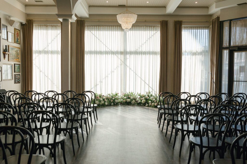 ceremony details at The George and Madcap Lounge