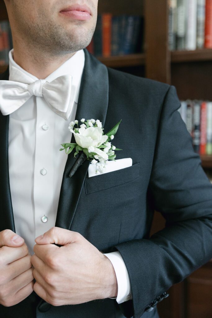 groom details at The Madison Club